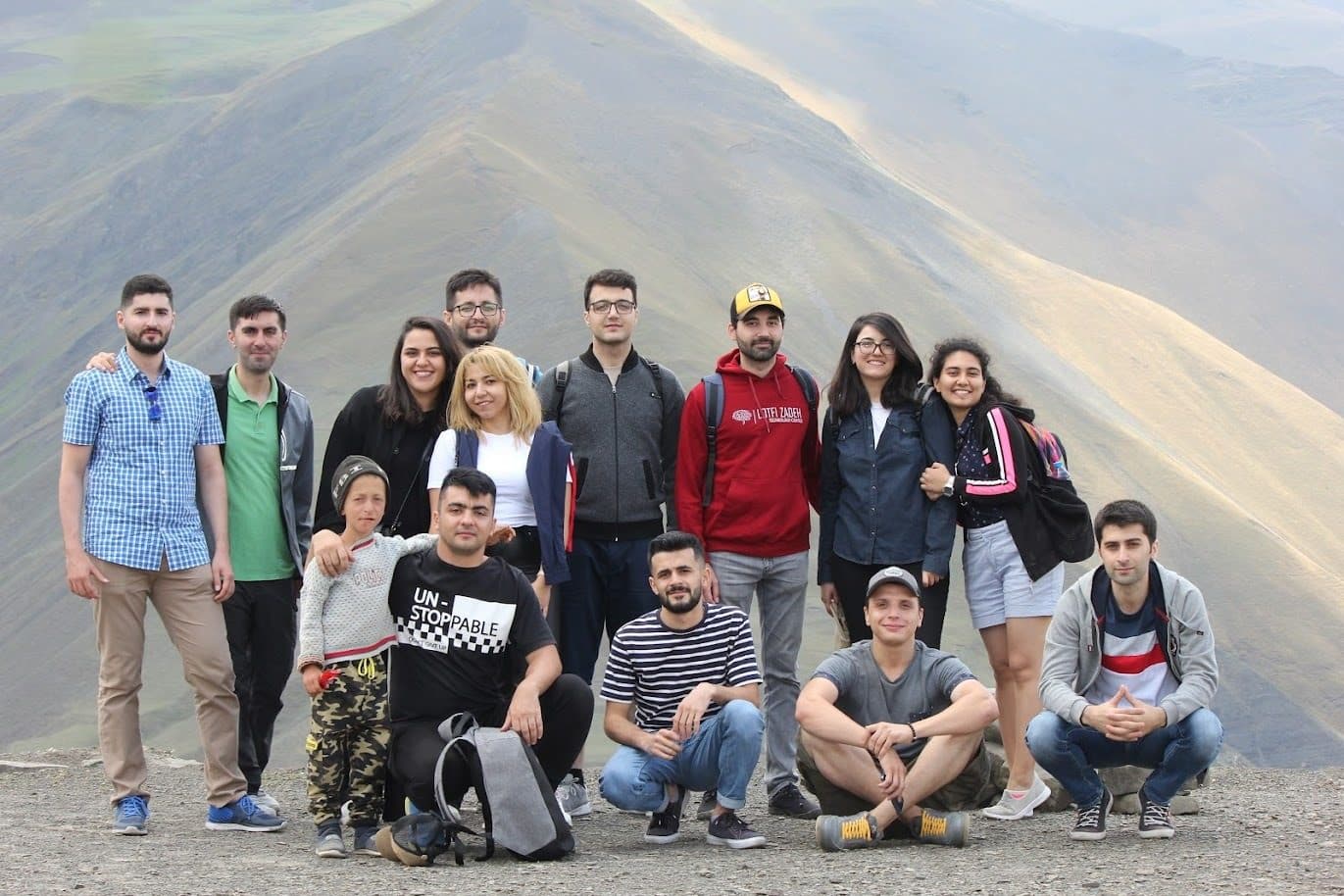 Members on a mountain hike organised by LTC